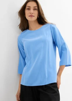 Femme bonprix Chemisiers|Blouse T-shirt fluide