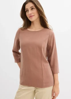 bonprix Blouse T-shirt fluide|Femme Chemisiers