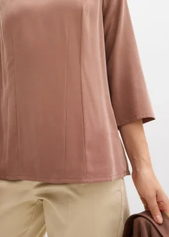 bonprix Blouse T-shirt fluide|Femme Chemisiers