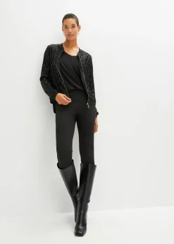 bonprix Blouson à sequins|Femme Vestes & Manteaux