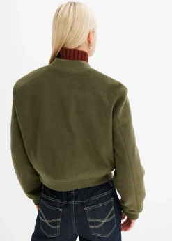 Femme bonprix Tailles Petite|Vestes & Manteaux|Blouson aspect laine