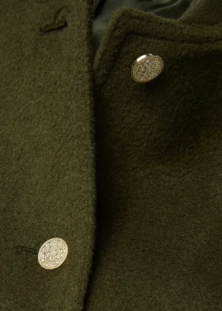 Femme bonprix Tailles Petite|Vestes & Manteaux|Blouson aspect laine