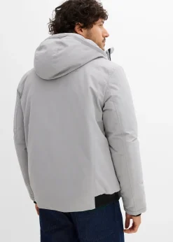 bonprix Blouson d’hiver à capuche et détails sportifs|Homme Vestes