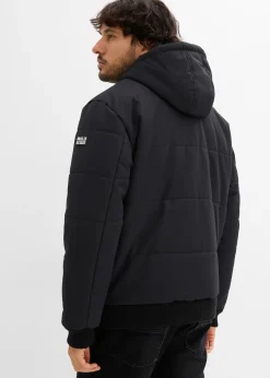Homme bonprix Vestes|Blouson d’hiver matelassé à capuche