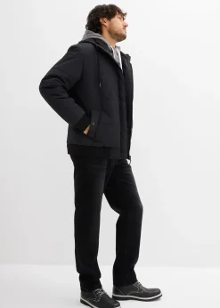 Homme bonprix Vestes|Blouson d’hiver matelassé à capuche