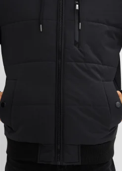 Homme bonprix Vestes|Blouson d’hiver matelassé à capuche