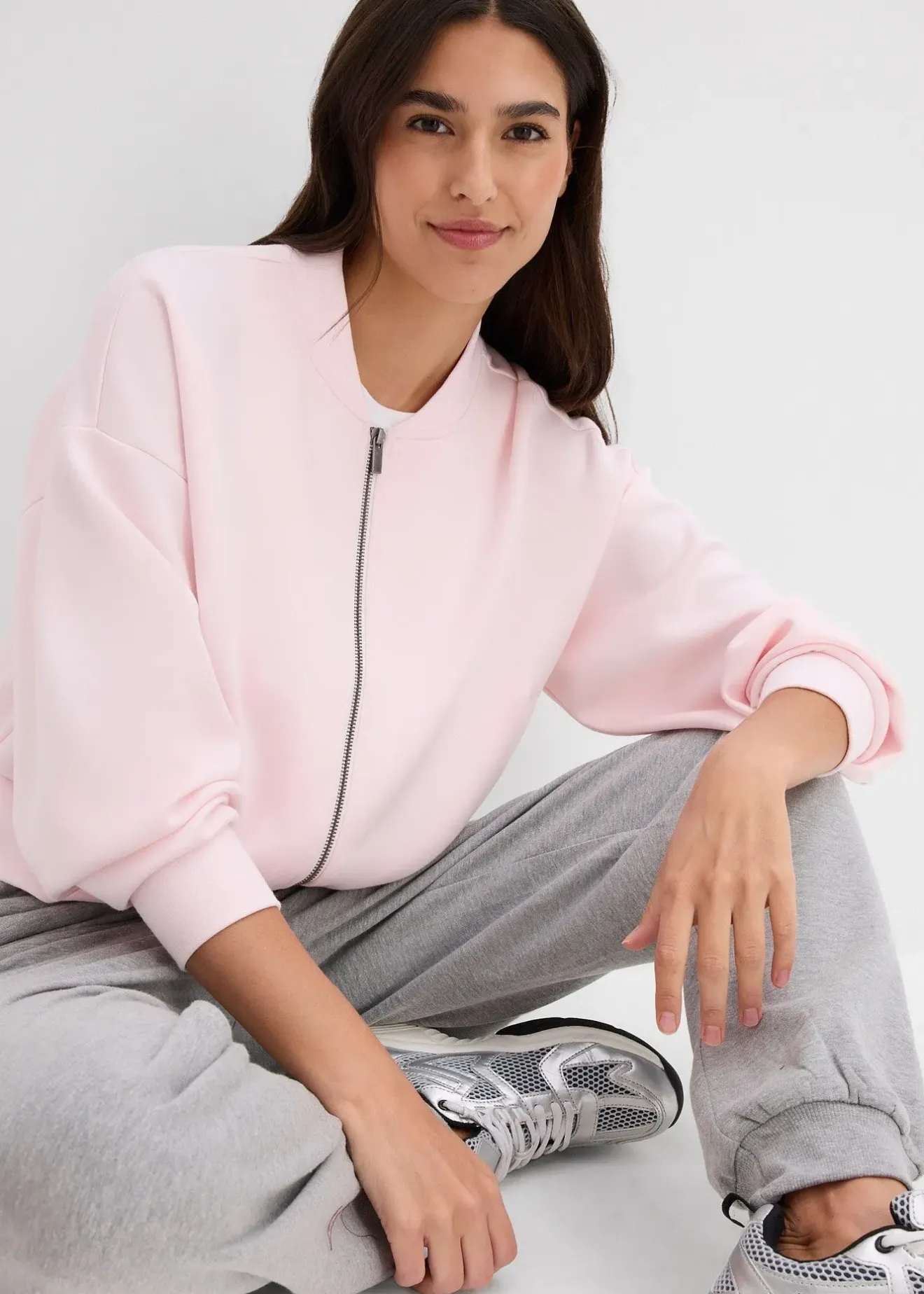 Femme bonprix Vestes & Manteaux|Blouson doux en sweat