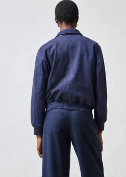 bonprix Blouson en cuir velours|Femme Premium|Vestes & Manteaux