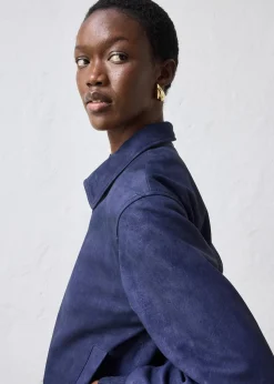 bonprix Blouson en cuir velours|Femme Premium|Vestes & Manteaux