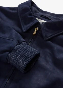 bonprix Blouson en cuir velours|Femme Premium|Vestes & Manteaux