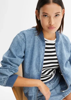 bonprix Blouson en jean|Femme Vestes & Manteaux