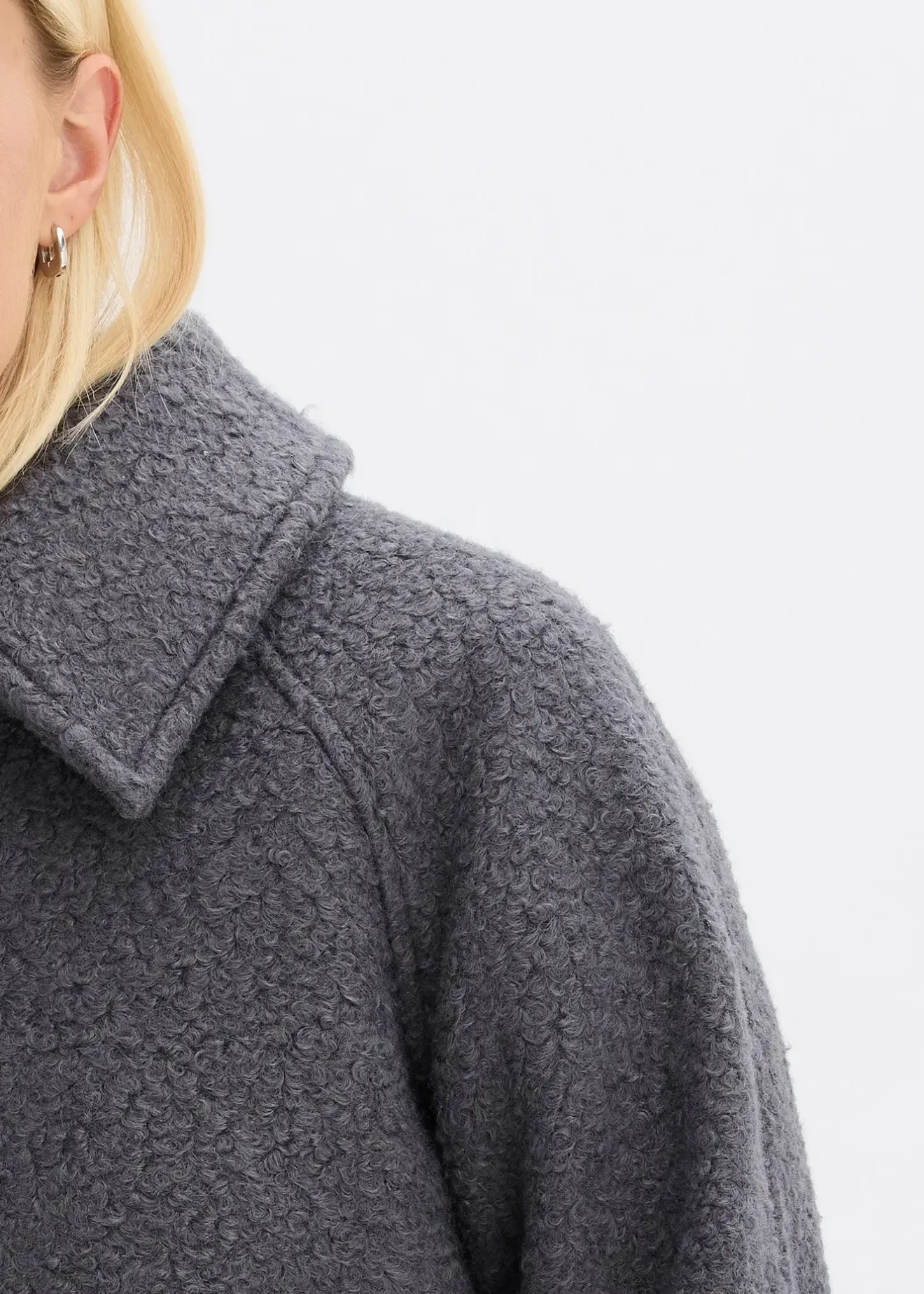 Femme bonprix Vestes & Manteaux|Blouson en maille bouclette douce