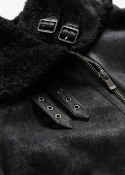 bonprix Blouson enduit doublé sherpa|Homme Vestes