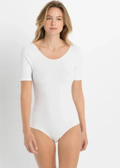 bonprix Body coton manches coude|Femme Basiques|Bodies