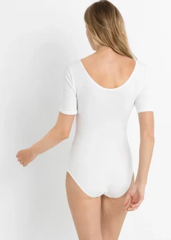 bonprix Body coton manches coude|Femme Basiques|Bodies