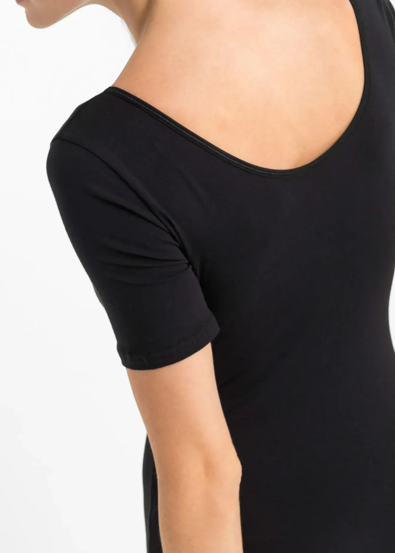 Femme bonprix Basiques|Bodies|Body coton manches coude