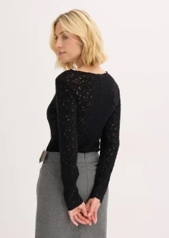 bonprix Body en dentelle douce|Femme T-Shirts & Tops