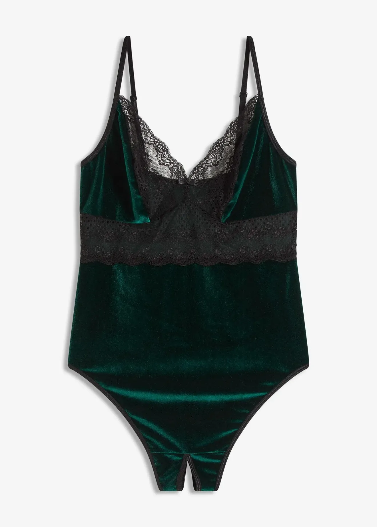 bonprix Body en velours ouvert|Femme Bodies|Lingerie Érotique