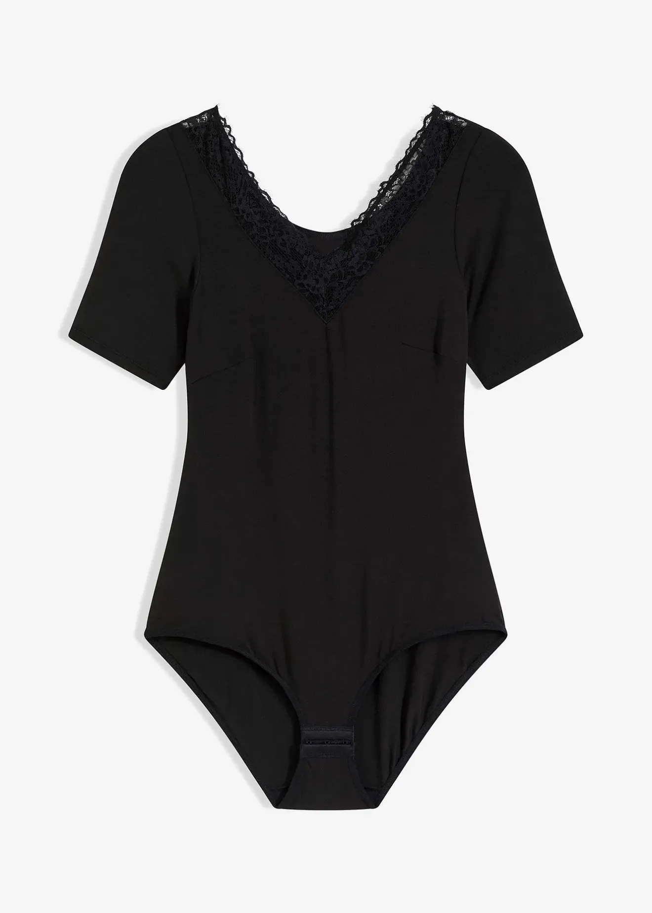 bonprix Body manches courtes en modal et dentelle|Femme Bodies