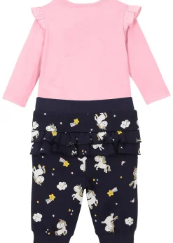 Enfant bonprix Vêtements Enfant|Pantalons & Leggings|Body manches longues + pantalon sweat bébé (Ens. 2 pces.) coton