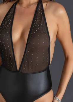 bonprix Body-string avec strass|Femme Lingerie Érotique