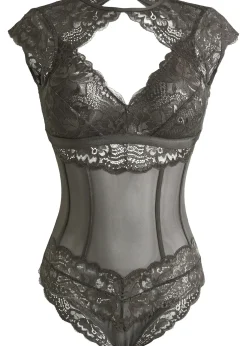 Femme bonprix Bodies|Body-string avec une dentelle délicate