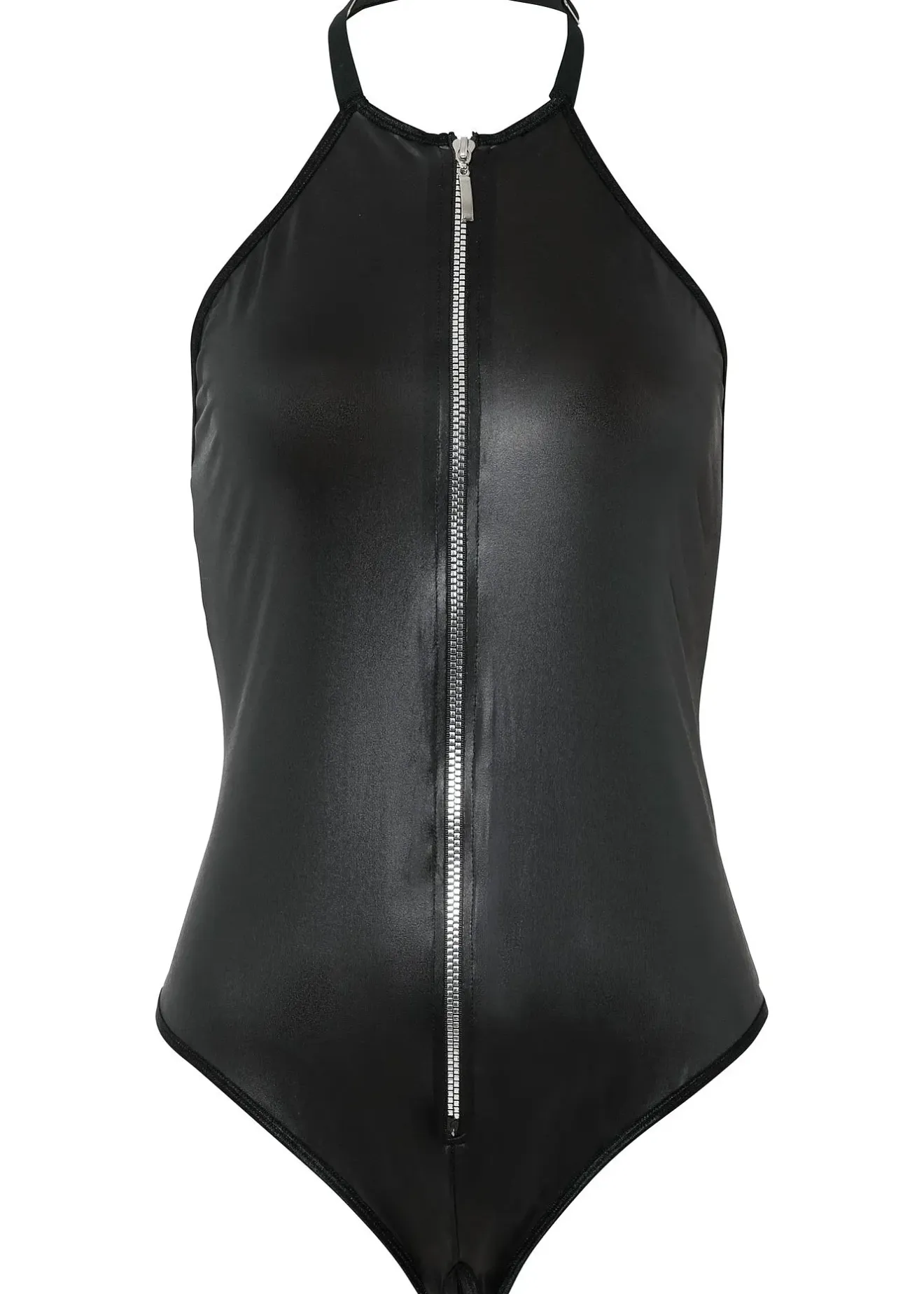 bonprix Body-string ouvert en tissu wetlook|Femme Lingerie Érotique