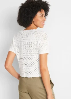 Femme bonprix Maille|Vestes & Manteaux|Boléro court en crochet