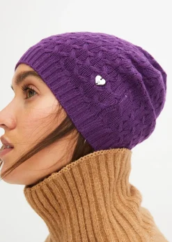 bonprix Bonnet avec cachemire|Femme Bonnets, Chapeaux & Co.