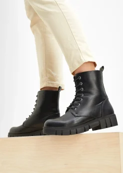 bonprix Boots à lacets et semelle crantée|Femme Boots