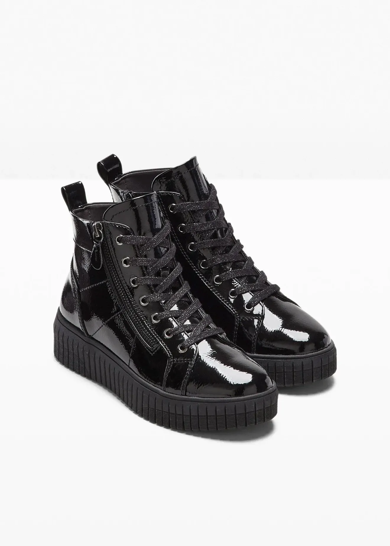 Femme Jana Marques|Chaussures Confort|Boots à lacets en largeur confortable