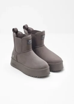 Mustang Boots à plateforme|Femme Chaussures D'Hiver Fourrées|Marques