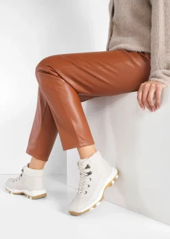 Femme bonprix Chaussures D'Hiver Fourrées|Boots|Boots fourrées à lacets