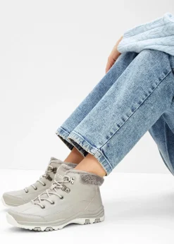 bonprix Boots fourrées à lacets|Femme Chaussures D'Hiver Fourrées|Boots