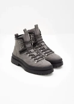 Homme bonprix Boots & Bottines|Boots fourrées à lacets