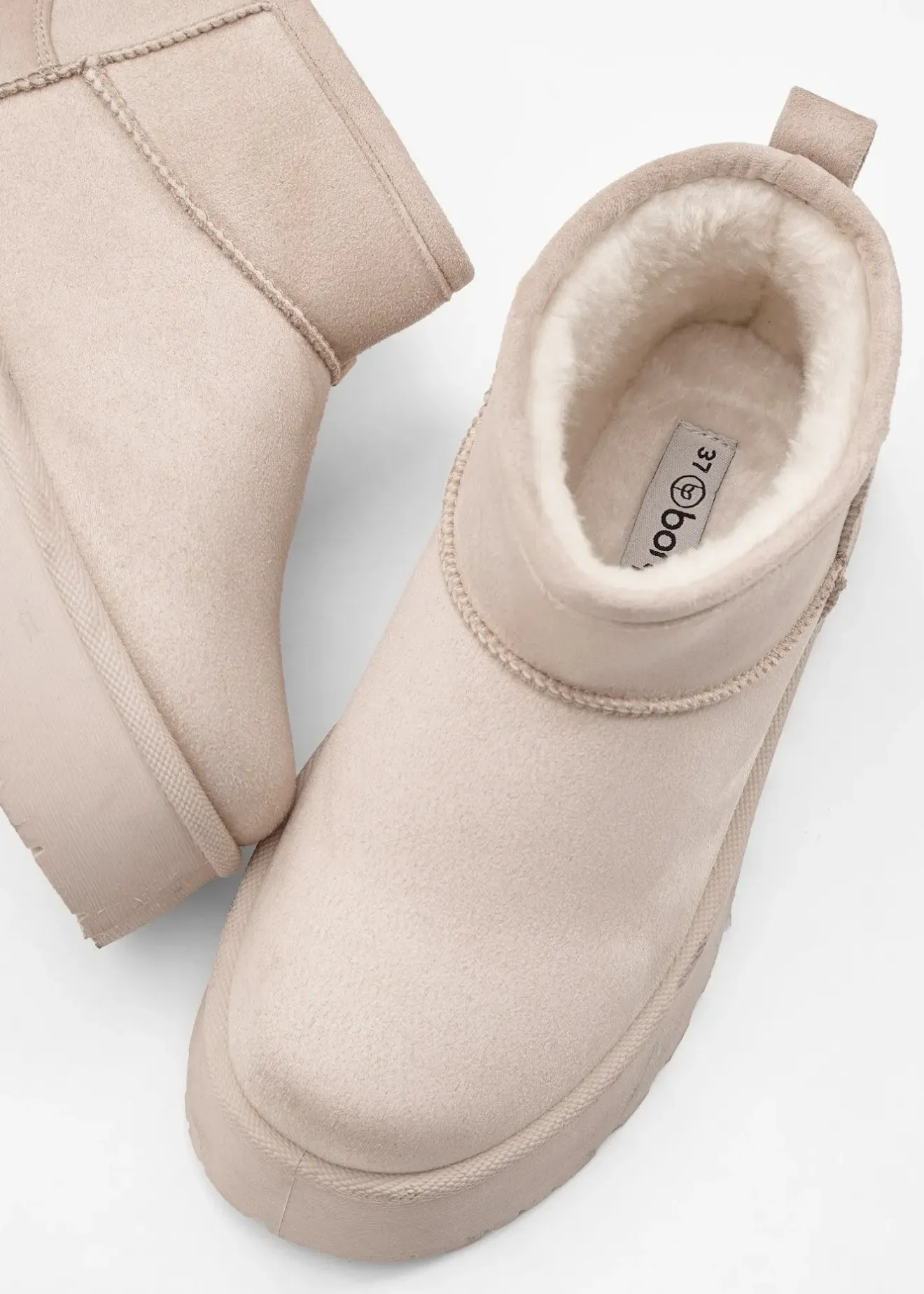 Femme bonprix Chaussures D'Hiver Fourrées|Chaussons|Boots fourrées à plateforme