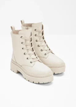 Femme bonprix Boots|Boots lacées à semelle crantée