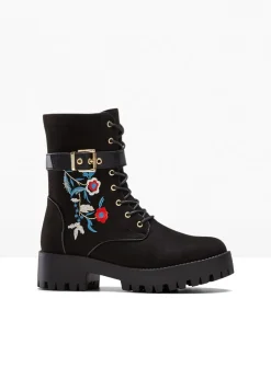 bonprix Boots lacées avec broderies|Femme Boots