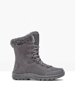 bonprix Boots lacées et doublées à membrane Tex|Femme Filles·Bottes & Bottines|Chaussures D'Hiver Fourrées