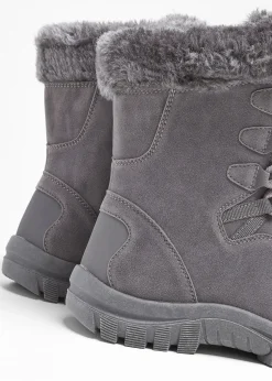 bonprix Boots lacées et doublées à membrane Tex|Femme Filles·Bottes & Bottines|Chaussures D'Hiver Fourrées