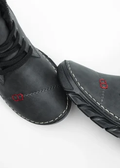 Rieker Boots lacées|Femme Chaussures D'Hiver Fourrées|Marques