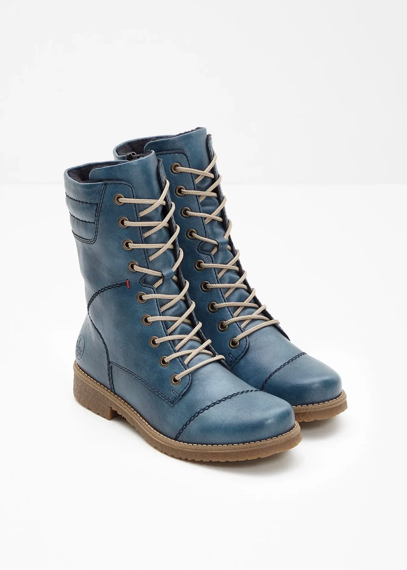 Rieker Boots lacées|Femme Chaussures D'Hiver Fourrées|Marques