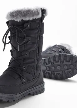 bonprix Bottes à lacets|Femme Chaussures D'Hiver Fourrées|Chaussures Confort