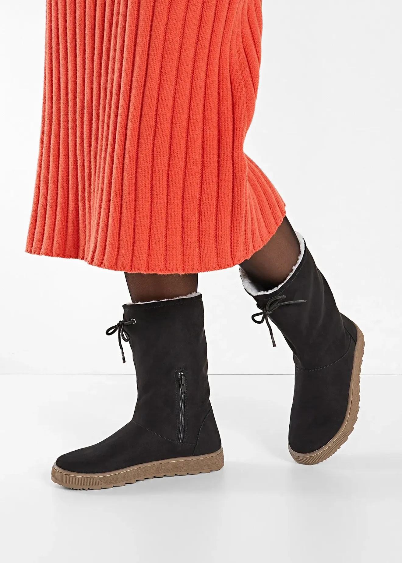 bonprix Bottes d’hiver|Femme Chaussures D'Hiver Fourrées|Bottes