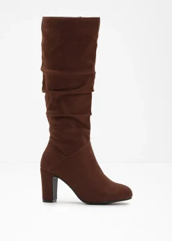 Femme bonprix Bottes|Bottes froncées