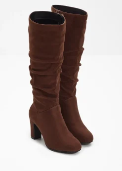 Femme bonprix Bottes|Bottes froncées