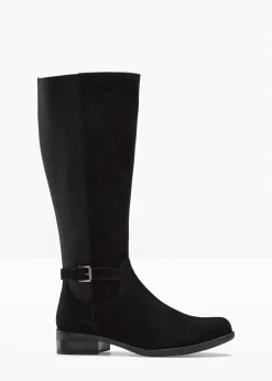 bonprix Bottes tige large en cuir|Femme Bottes|Premium