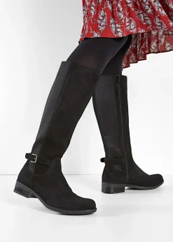 bonprix Bottes tige large en cuir|Femme Bottes|Premium