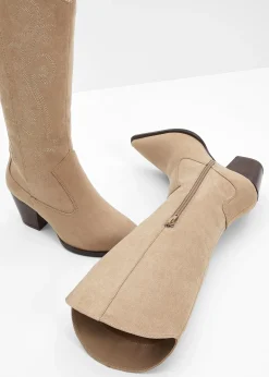 Femme bonprix Bottes|Bottes western à broderies