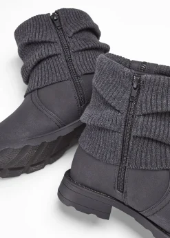 Femme bonprix Boots|Bottines à empiècement en maille